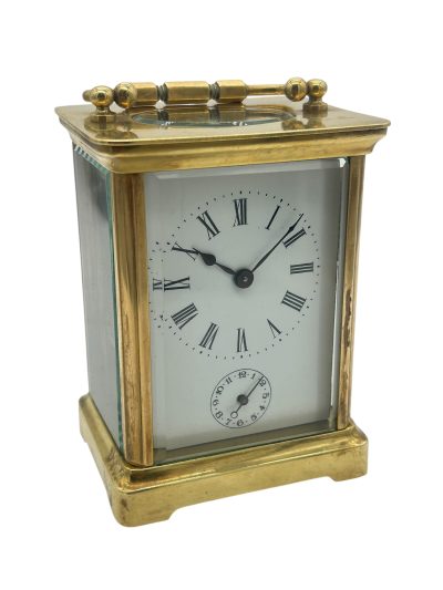 Fantastic Antique French alarm Carriage Clock – 8-Day Carriage Clock C1890 - Image 4