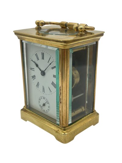 Fantastic Antique French alarm Carriage Clock – 8-Day Carriage Clock C1890 - Image 3