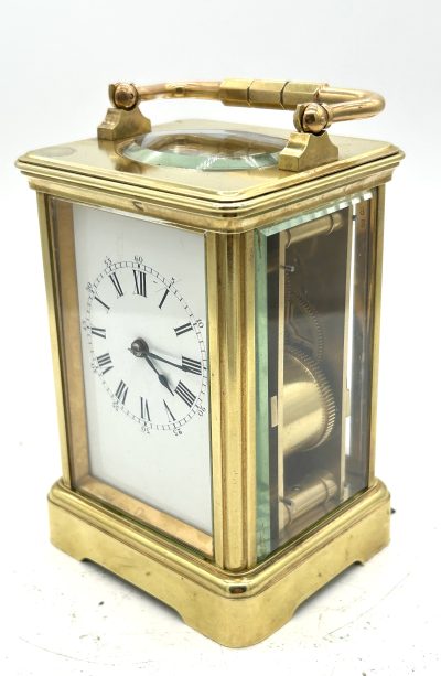 Charming antique Jacot striking Carriage Clock - Image 10