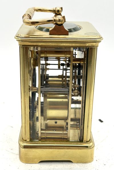 Charming antique Jacot striking Carriage Clock - Image 8