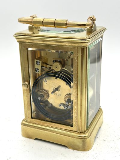 Charming antique Jacot striking Carriage Clock - Image 7