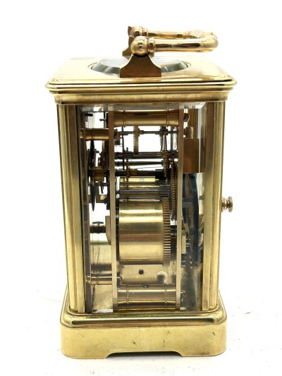 Charming antique Jacot striking Carriage Clock - Image 5