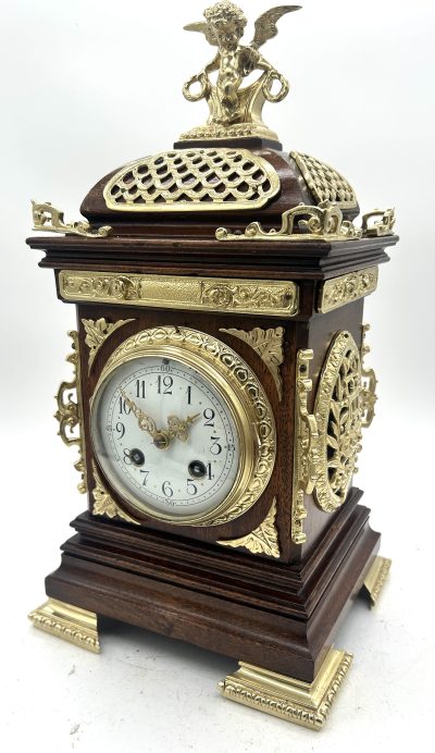 Fabulous Antique French cubed Mantel Clock – ca1880 - Image 11