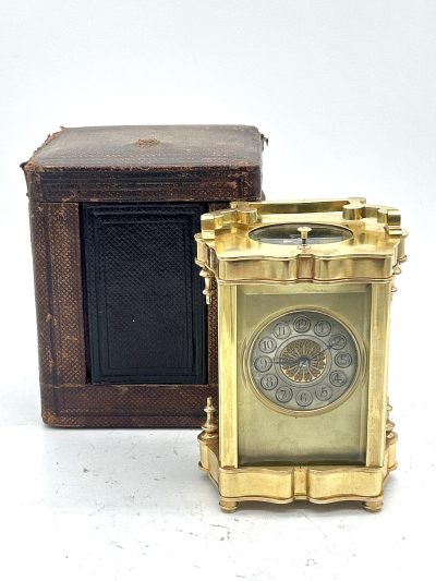 Exquisite Antique French Repeater Carriage Clock – ca1890 - Image 12