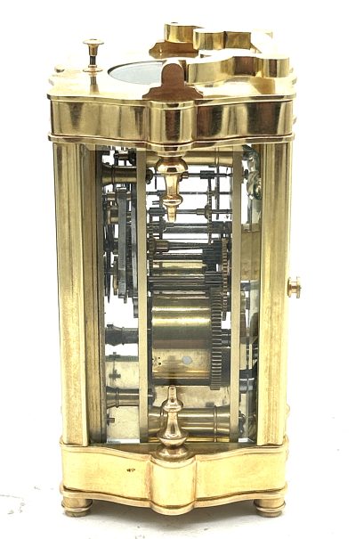 Exquisite Antique French Repeater Carriage Clock – ca1890 - Image 8