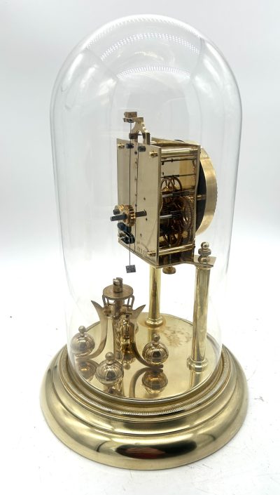 Lovely Antique German 400-Day Torsion Clock German Anniversary Clock Mantel Clock C1900 - Image 7