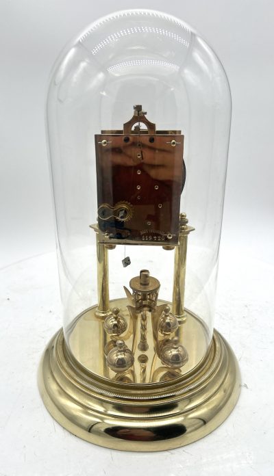 Lovely Antique German 400-Day Torsion Clock German Anniversary Clock Mantel Clock C1900 - Image 6