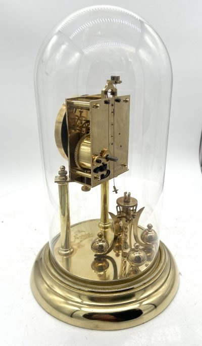 Lovely Antique German 400-Day Torsion Clock German Anniversary Clock Mantel Clock C1900 - Image 5