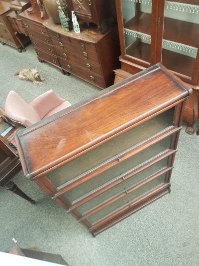 Good Edwardian Globe Wernicke Oak Bookcase - Image 3