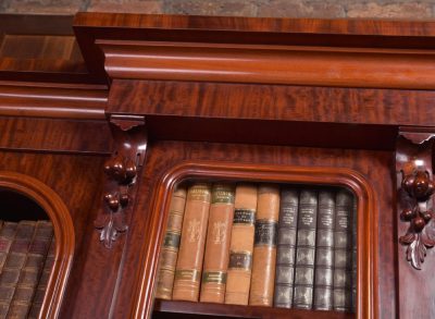Victorian Mahogany Breakfront Bookcase SAI2194 - Image 14