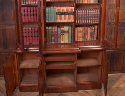 Victorian Mahogany Breakfront Bookcase SAI2194 - Image 15