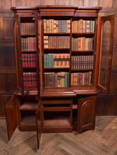 Victorian Mahogany Breakfront Bookcase SAI2194 - Image 17