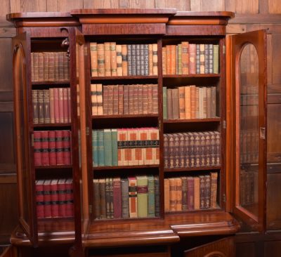 Victorian Mahogany Breakfront Bookcase SAI2194 - Image 18