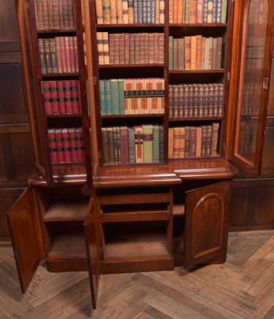 Victorian Mahogany Breakfront Bookcase SAI2194 - Image 19