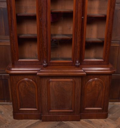 Victorian Mahogany Breakfront Bookcase SAI2194 - Image 20