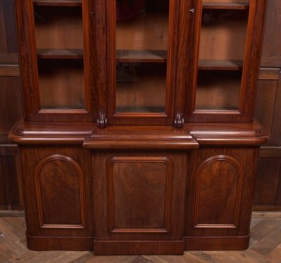 Victorian Mahogany Breakfront Bookcase SAI2194 - Image 23