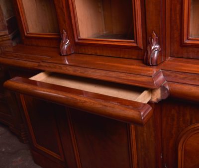 Victorian Mahogany Breakfront Bookcase SAI2194 - Image 29