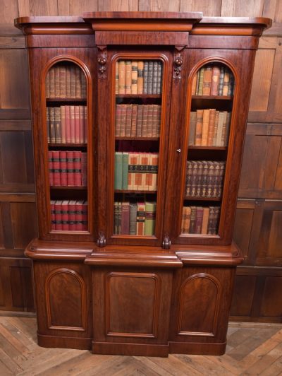 Victorian Mahogany Breakfront Bookcase SAI2194 - Image 5