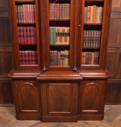 Victorian Mahogany Breakfront Bookcase SAI2194 - Image 8