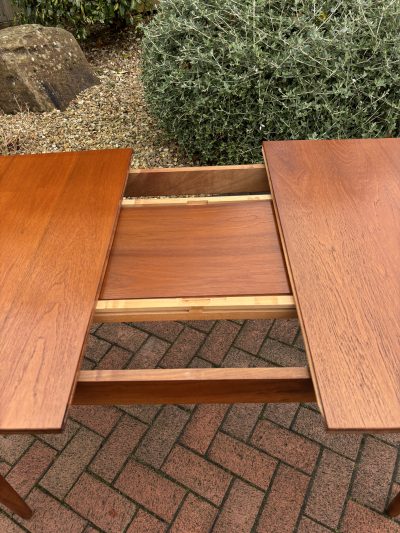Mid Century Teak Extending Dining Table - Image 7
