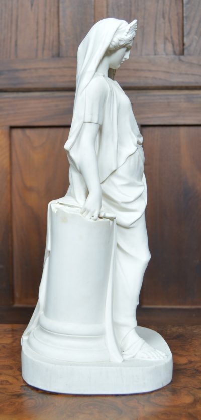 Victorian Royal Worcester Parian Ware Figure SAI3383 - Image 20