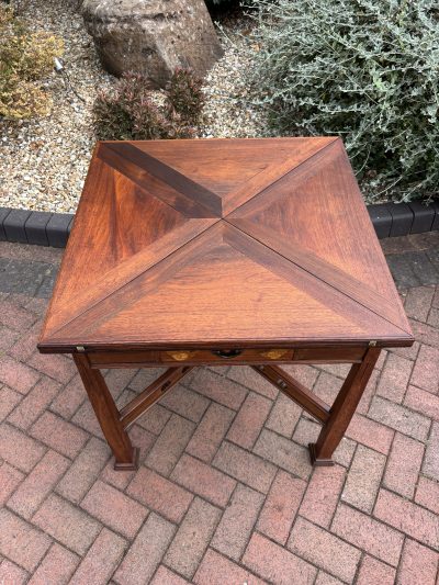 Arts & Crafts Walnut Card Table - Image 2