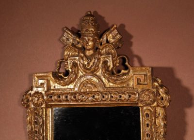 Papal Interest A Fine Mirror With The Papal Coat Of Arms With the Two keys Last Quarter 18th Century. - Image 3