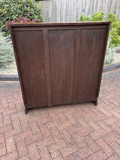 Early 20th Century Oak Glazed Bookcase - Image 6