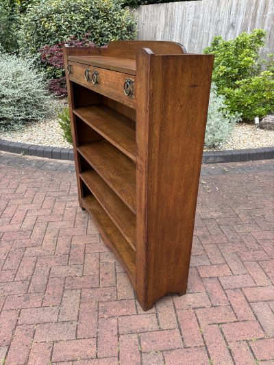 Arts & Crafts Oak Bookcase - Image 7