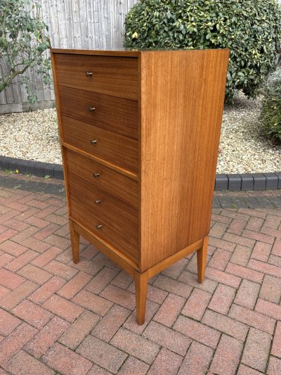 Mid Century Tallboy Chest of Drawers by Uniflex - Image 6