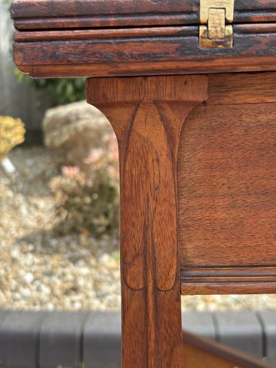 Arts & Crafts Walnut Card Table - Image 5