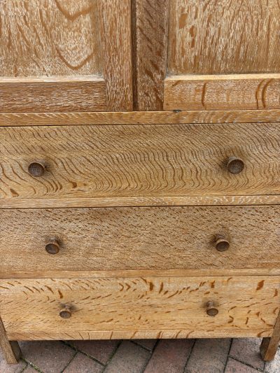 Heals Limed Oak Tallboy - Image 3