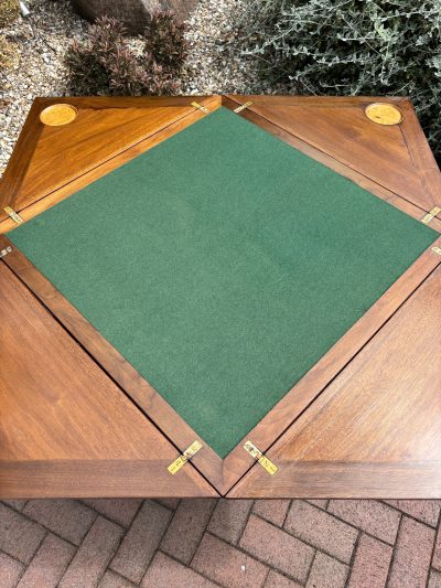 Arts & Crafts Walnut Card Table - Image 10