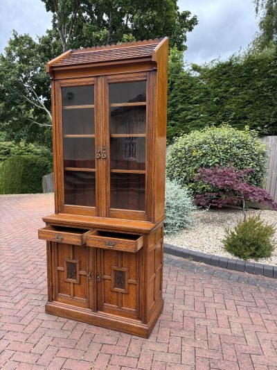 Arts & Crafts Oak Bookcase - Image 11