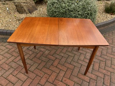 Mid Century Teak Extending Dining Table - Image 8