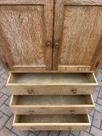 Heals Limed Oak Tallboy - Image 5