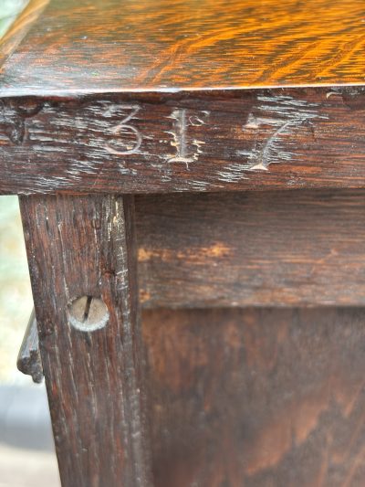 Early 20th Century Oak Glazed Bookcase - Image 7
