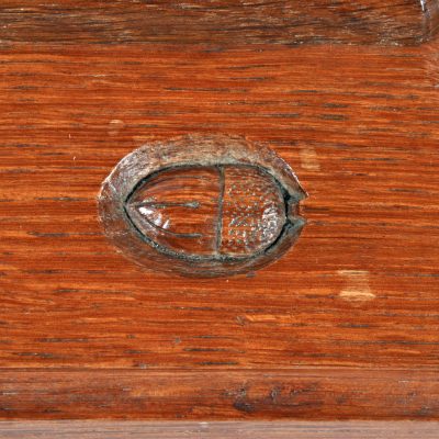 An oak standard lamp by ‘Acornman, Alan Grainger of Brandsby, North Yorkshire’ - Image 7
