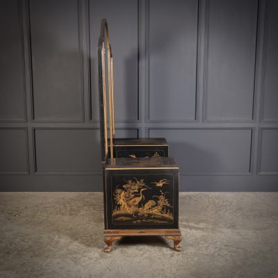 Black Lacquered Chinoiserie Dressing Table - Image 19