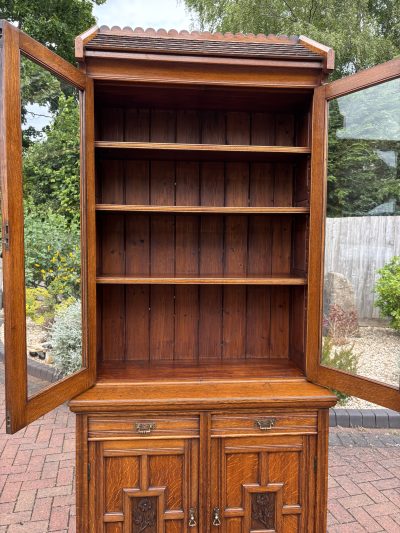 Arts & Crafts Oak Bookcase - Image 16