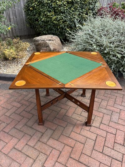 Arts & Crafts Walnut Card Table - Image 9