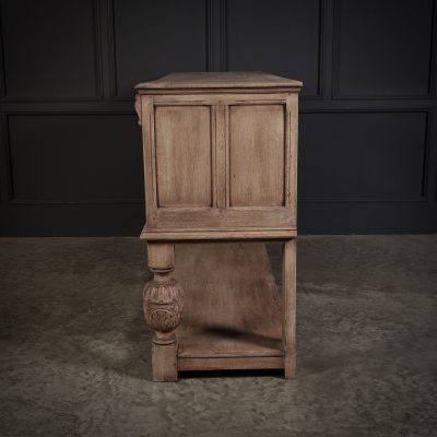 Carved Bleached Oak Dresser - Image 13