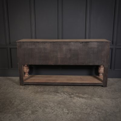 Carved Bleached Oak Dresser - Image 14