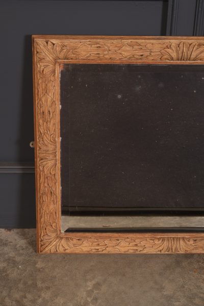 Carved Oak Mirror - Image 4