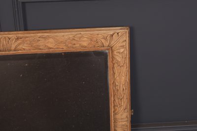 Carved Oak Mirror - Image 6