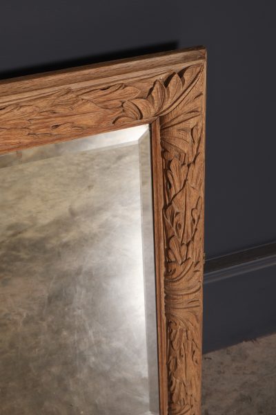 Carved Oak Mirror - Image 8