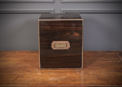 Victorian Coromandel & Brass Mounted Decanter Box - Image 11