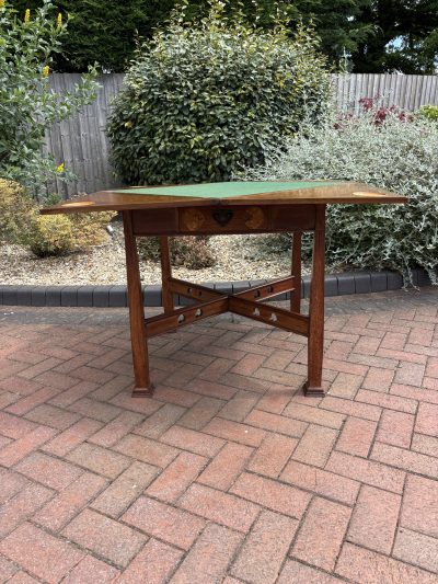 Arts & Crafts Walnut Card Table - Image 13