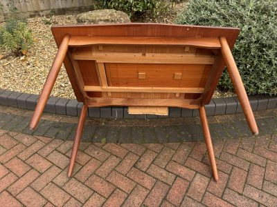 Mid Century Teak Extending Dining Table - Image 10