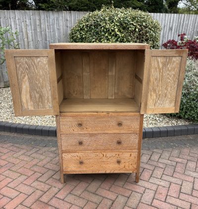 Heals Limed Oak Tallboy - Image 4